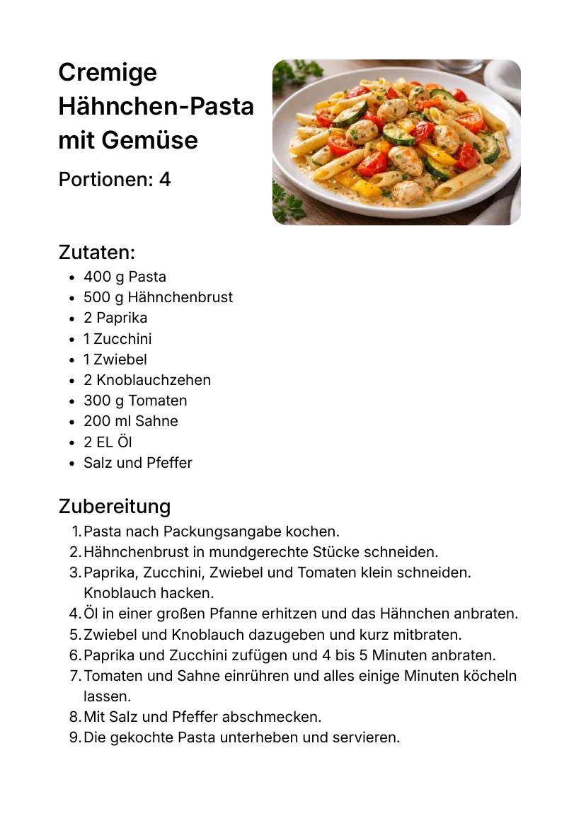 Vorschau: Baukasten-Rezepte