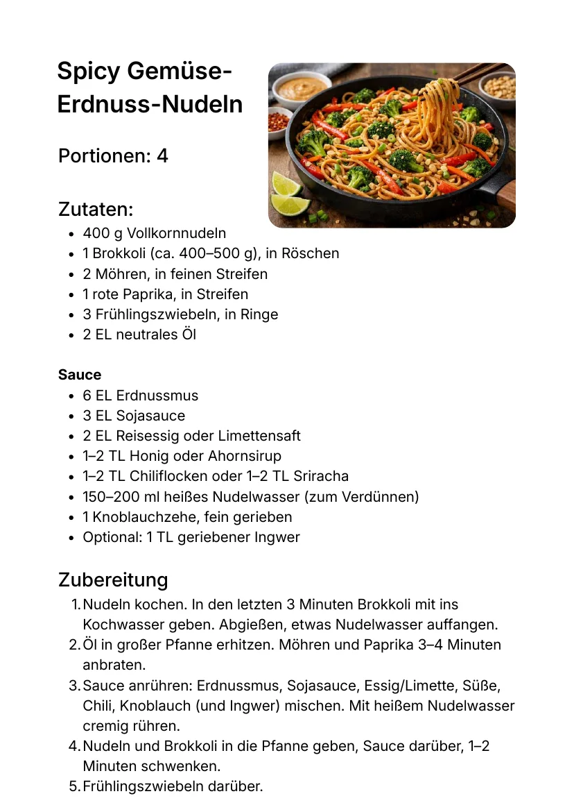 Vorschau: Capsaicin-Rezepte