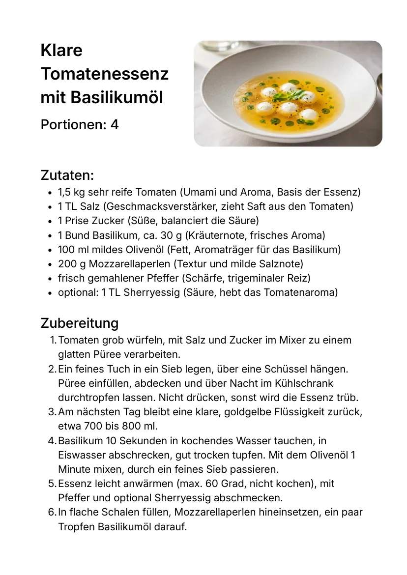 Vorschau: Note-by-Note-Cooking