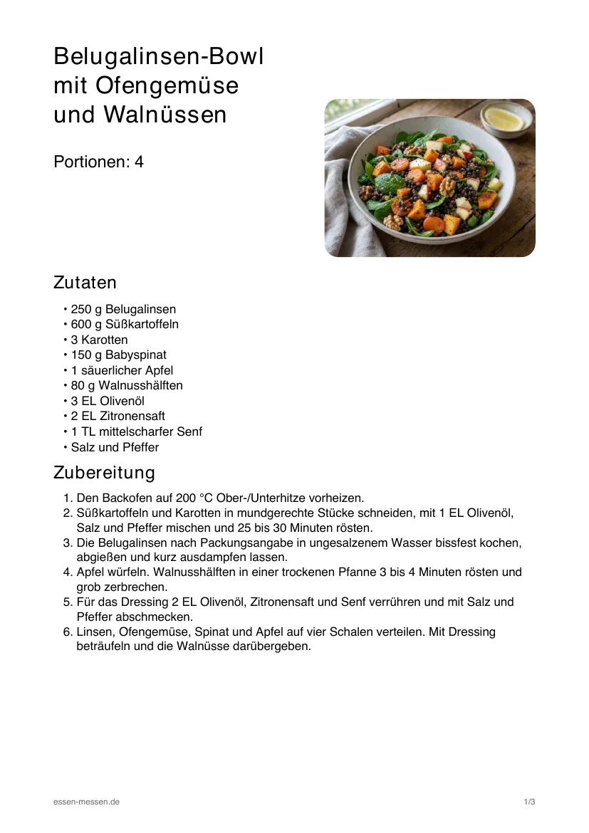 Vorschau: Rezepte mit Nüssen