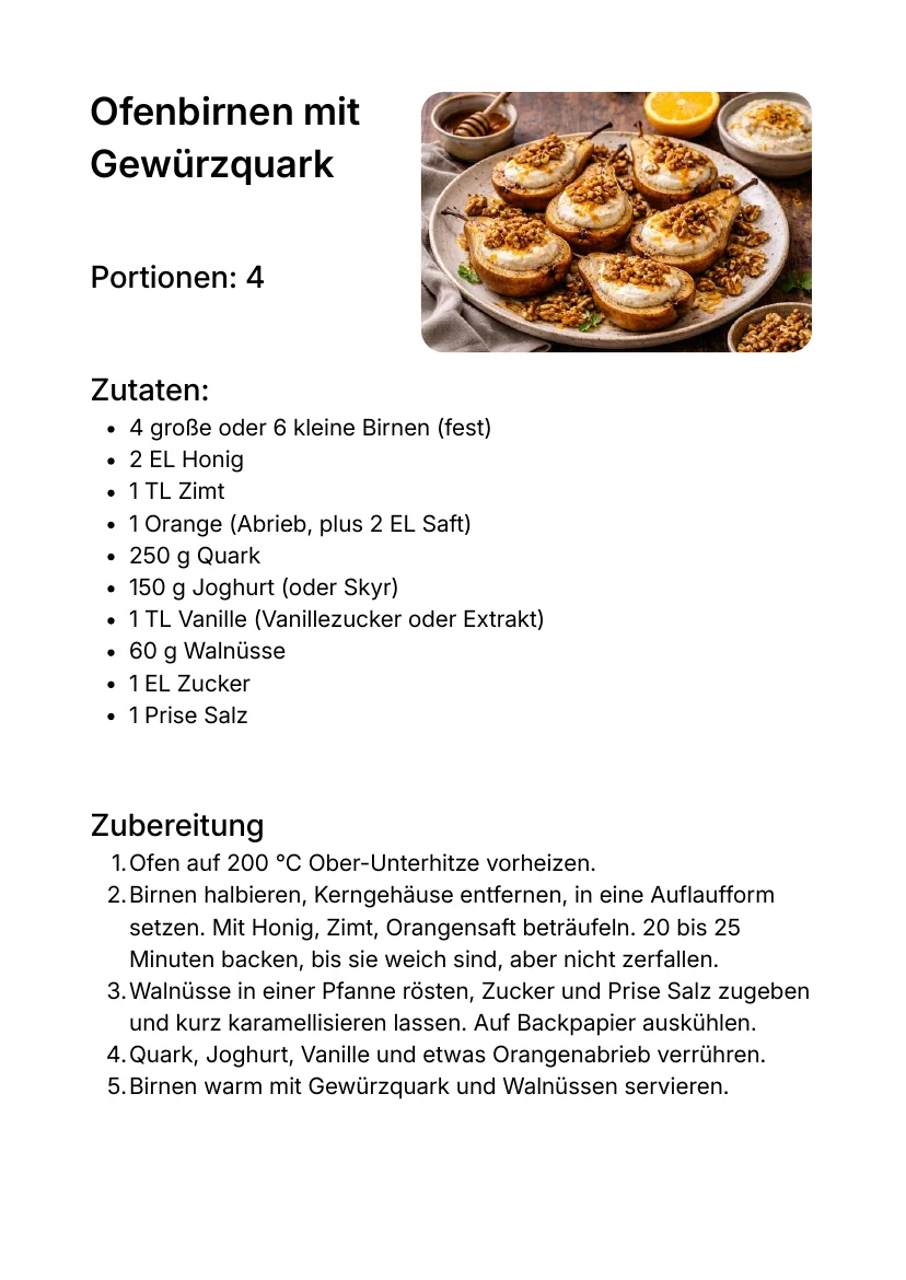 Vorschau: Winter-Rezepte