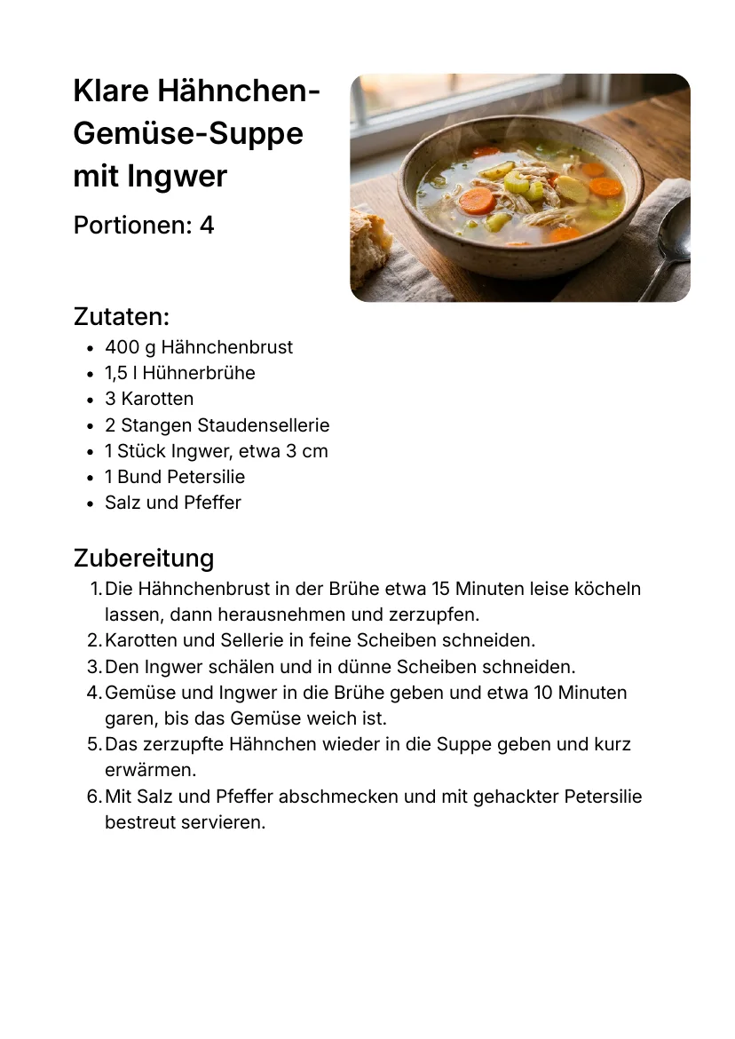 Vorschau: Leichte-Abendessen